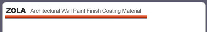 Architectural Wall Paint Finish Coating Material