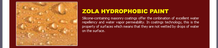 Zola Hydrophobic Paint